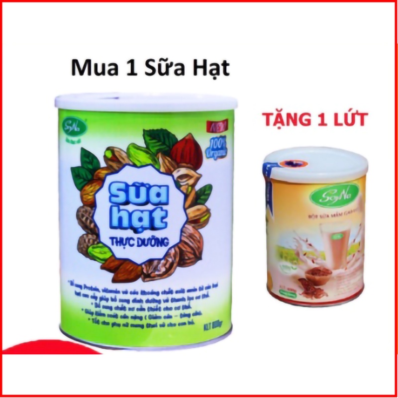 Sữa Hạt Thực Dưỡng SoyNa lon 400g - NMOFF