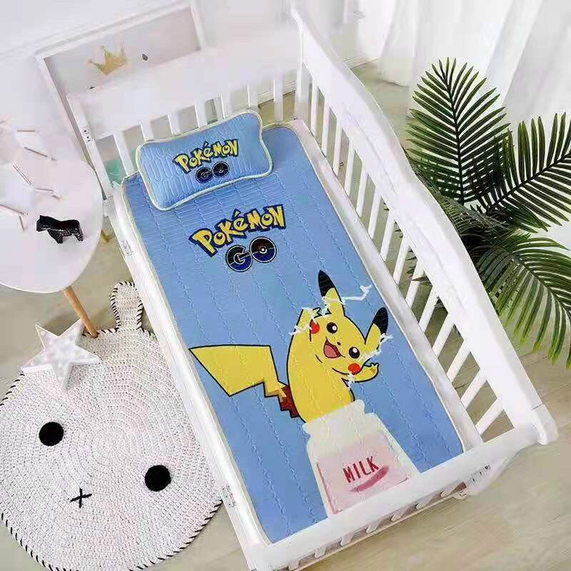 Chiếu điều hòa cao su non cho bé kèm gối