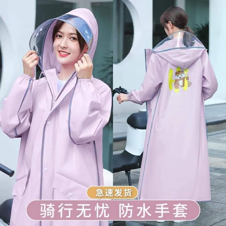 Áo Mưa Khoác Tiện Dụng Phong Cách Hàn Quốc chất cực đẹp
