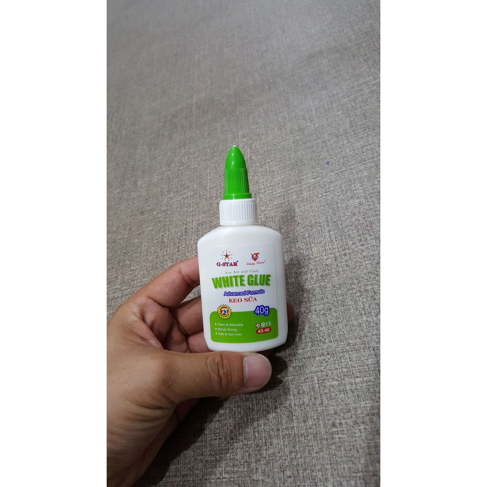[1 Bottle] Gstar Ks-40 (40g) / Ks-100 (100g) Milk Glue