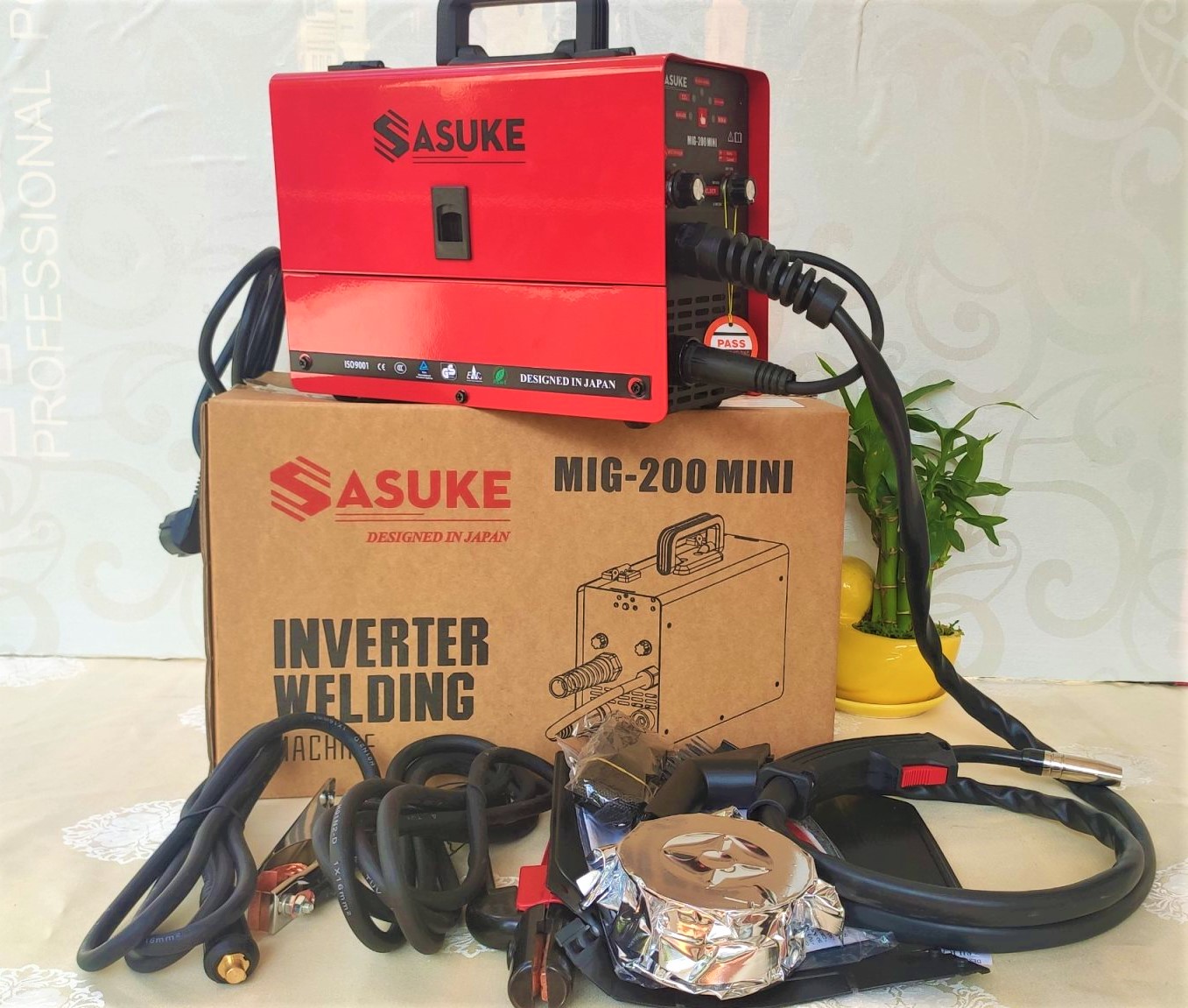 [THANH LÝ] Máy hàn mig mini 3 chức năng SASUKE MIG 200 MỚI 95%