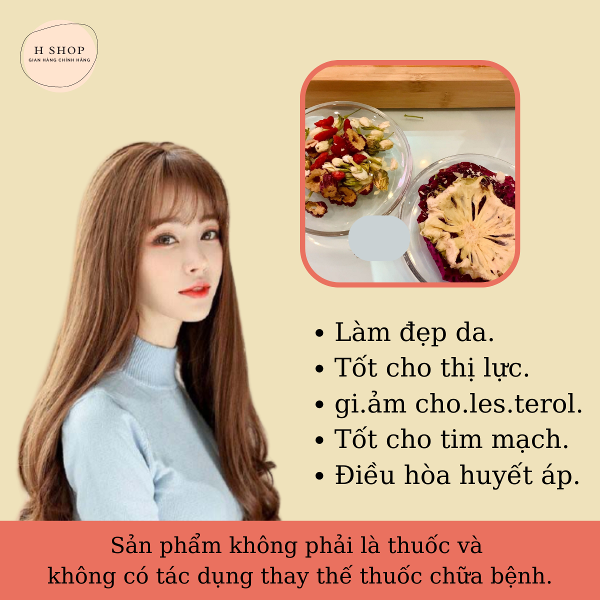 Detox pineapple mix Red Dragon tea set (pineapple, Red Dragon Bar, slicing Apple, goji, Jasmine)-Box 10, 20, 30