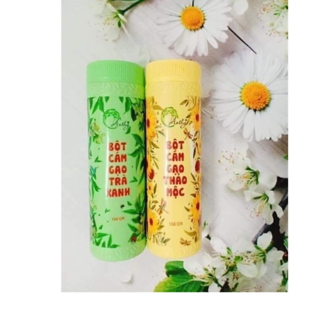 [TẶNG QUÀ + GIẢM VOUCHER 8%](Chính hãng Anthy-Date 2026) Combo 2 Hộp cám gạo Thảo Mộc và Trà Xanh Anthy 150gram