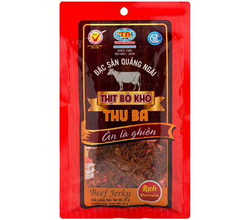 Bò Khô Thu Ba 35g loại sợi