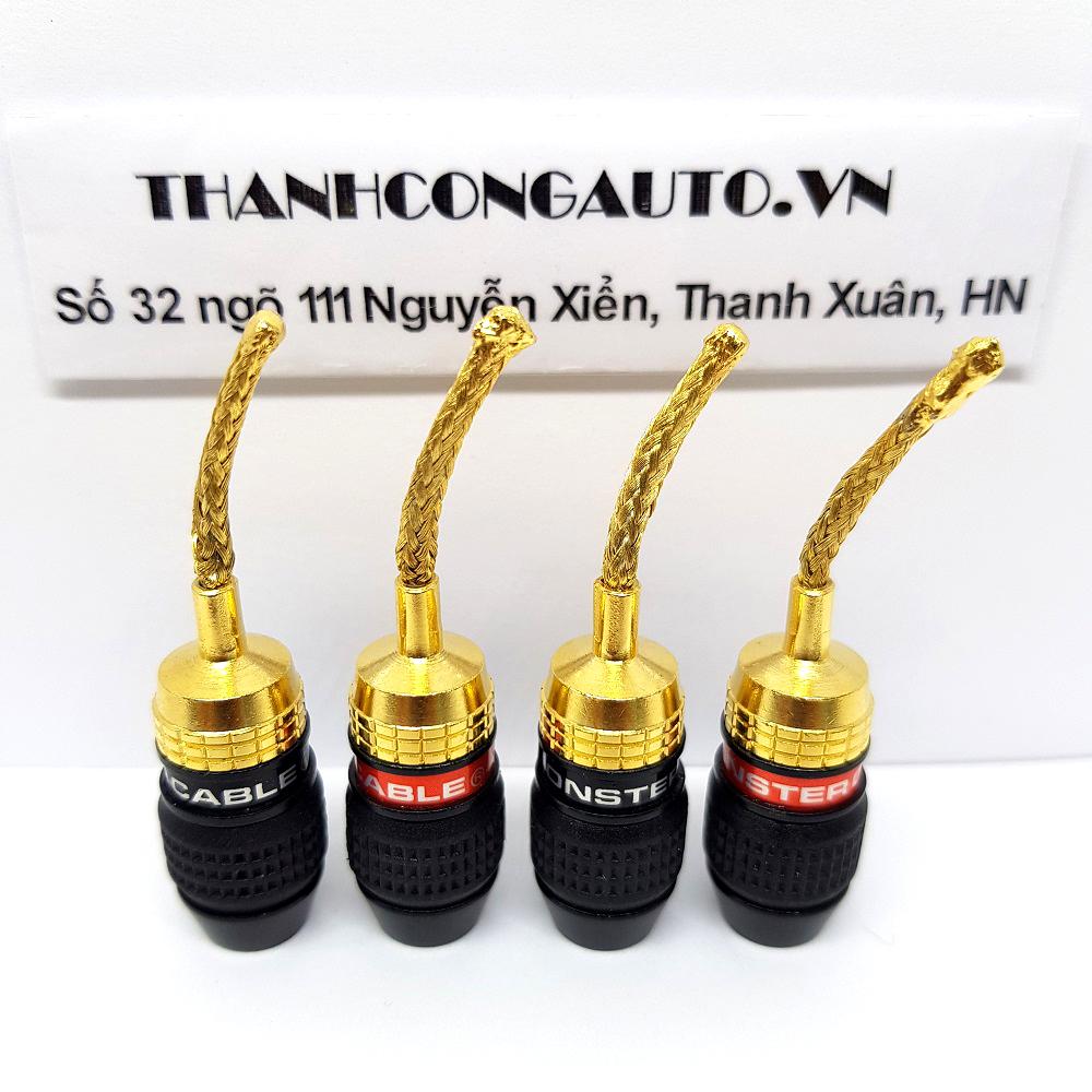 Jack Mỏ Chim Monster Mềm Xi Vàng. ( 2 cặp 4 cái )