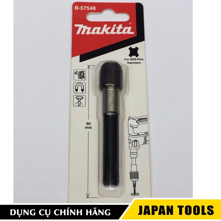 Đầu chuyển vặn vít cho máy khoan bê tông chuôi Sds Plus Makita B-57548 | Japan Tools