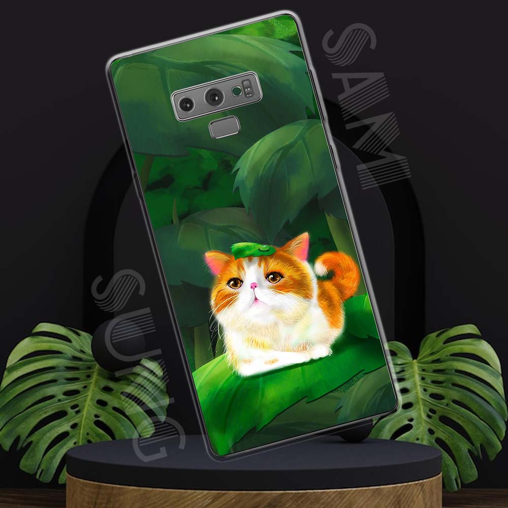 Ốp lưng samsung note 9 mẫu bst mèo lười tpu