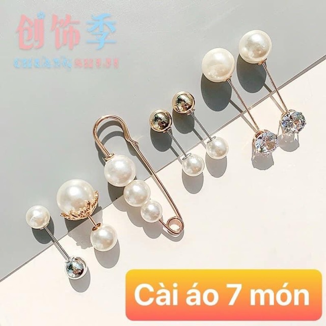 SET 7 CHIẾC CÀI ÁO MẪU MỚI