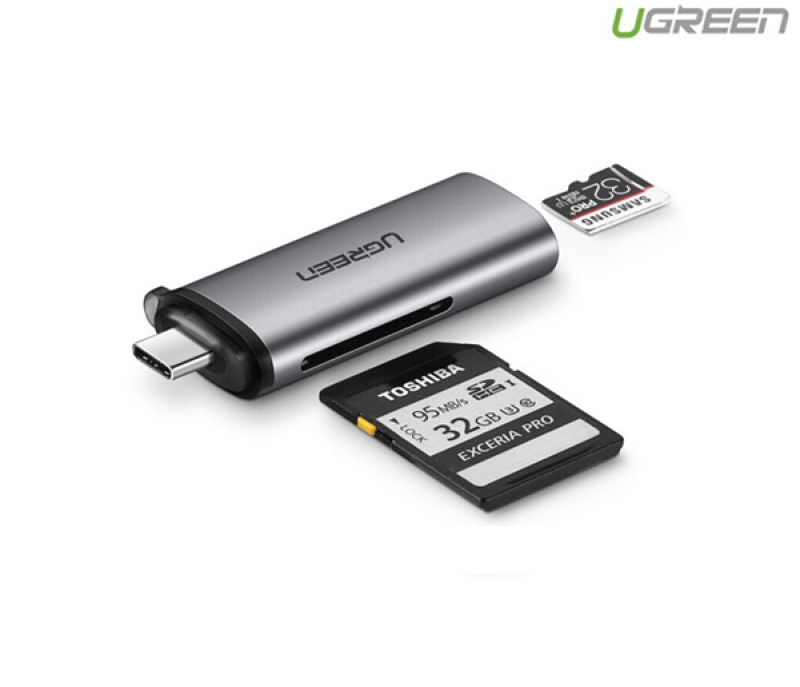 Bảng giá Đầu đọc thẻ SD/TF USB type-C Ugreen 50704 Phong Vũ