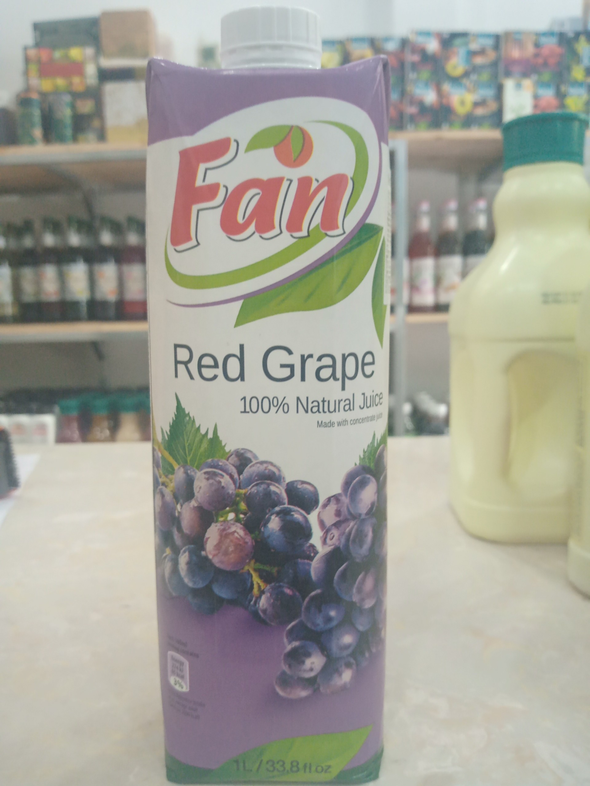 NƯỚC ÉP NHO - FAN RED GRAPE JUICE 1L