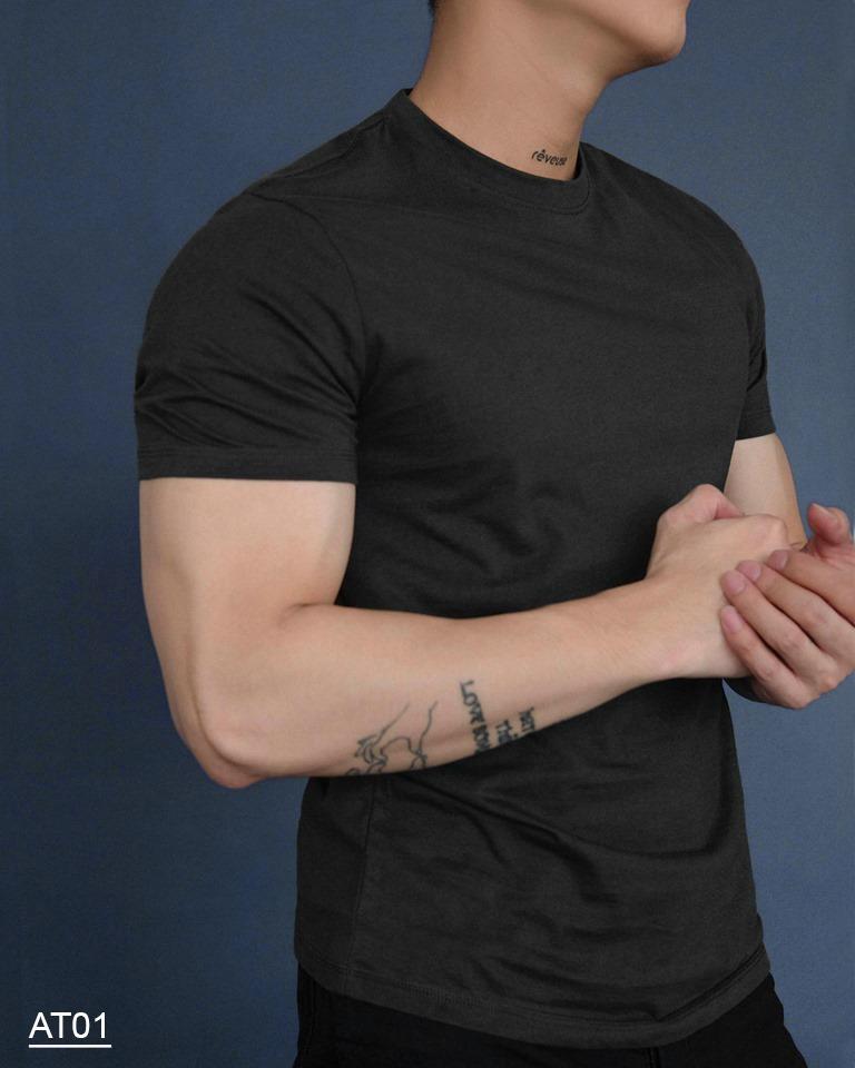 [HCM]Áo Thun Trơn Màu Đen HaiHaiShop Ken T-Shirt