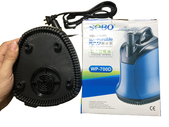 Bơm Hút Đáy 360 Độ Sobo WP-700D (110W - 5500L/H - 4M) - Bơm Chìm Hút Cặn Cho Bể Cá