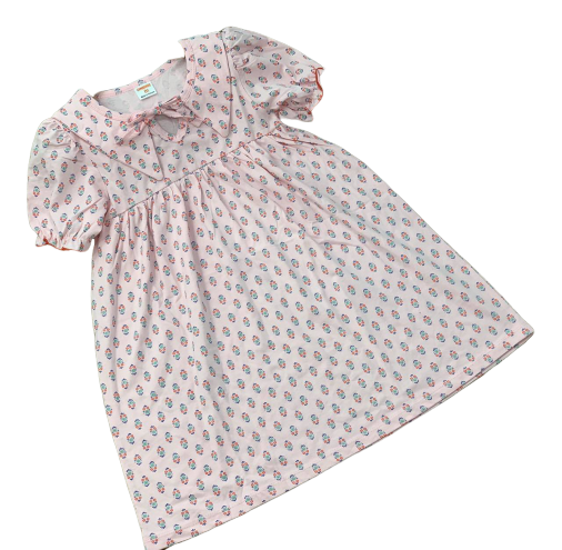 [HCM]Đầm thun cotton họa tiết dễ thương cho bé gái size 20 đến 40kg - Đầm váy bé gái