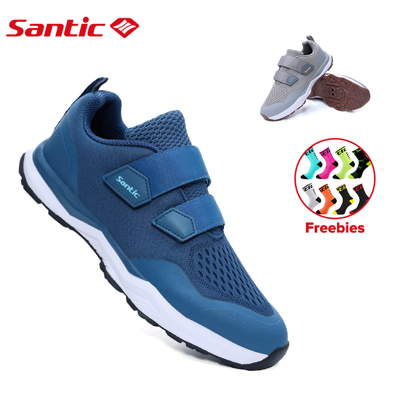 Santic Giày đạp xe dành cho nam giới - Giày MTB đa năng kiểu giày chạy