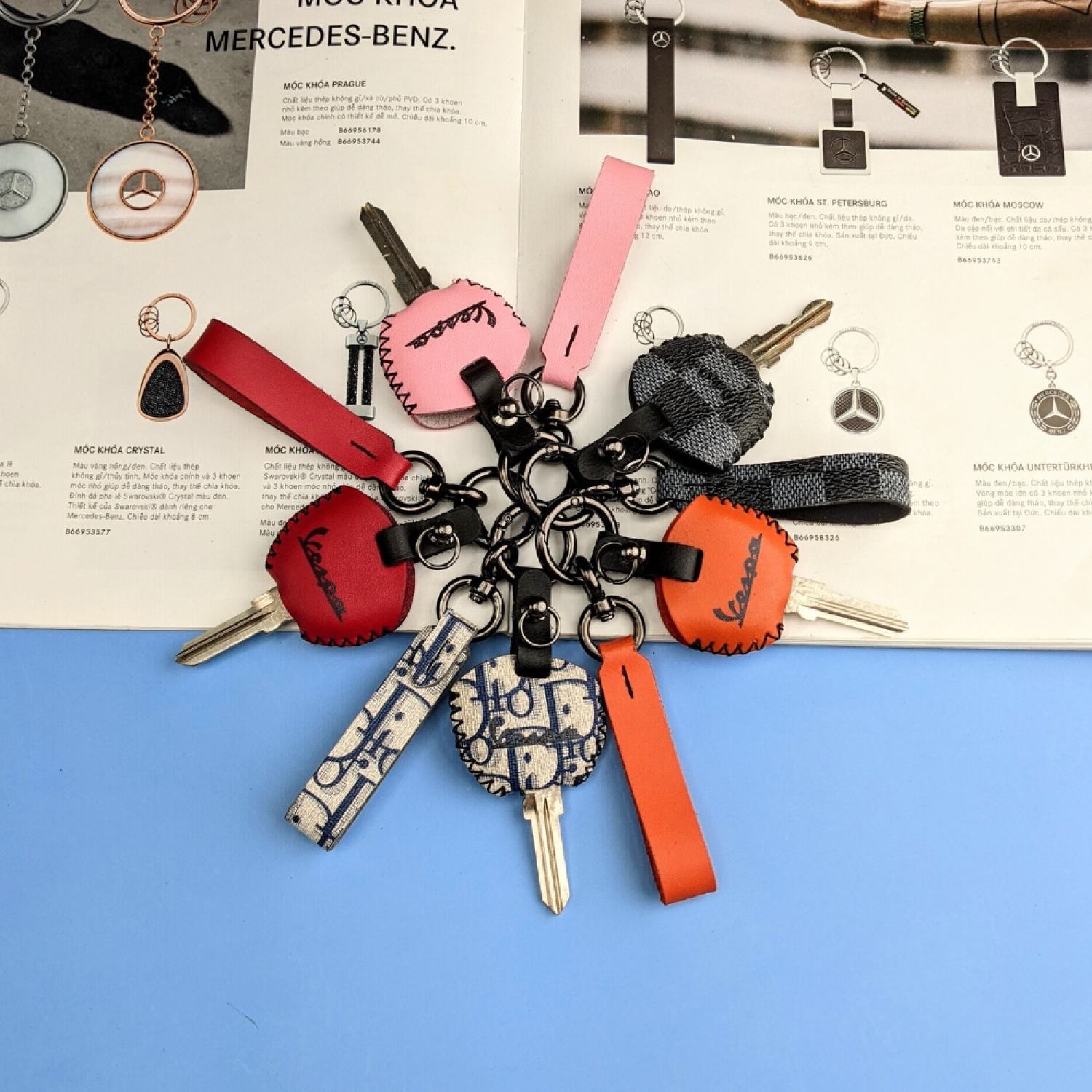 Bọc chìa khóa Vespa ,liberty,zip,medley (Móc A)