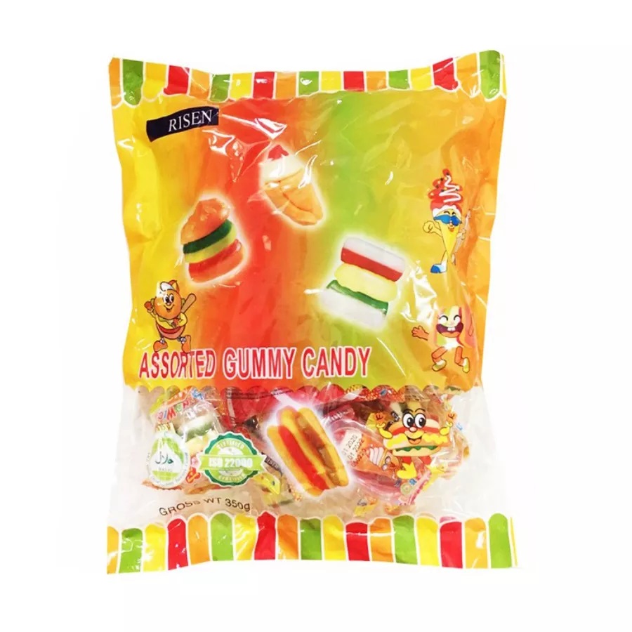 Kẹo Dẻo Risen Gummy Lunch Túi 45 gói