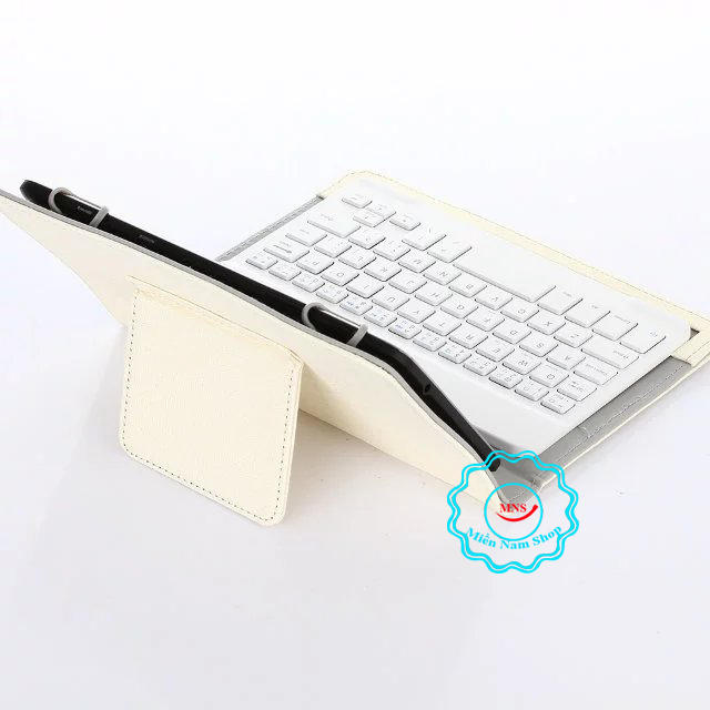Bao Da BLUETOOTH Cho Máy Tính Bảng/ Ipad 7 đến 8 Inch Cho 3 Hệ Điều Hành IOS/ ANDROID/ WINDOWS (Màu Vàng)