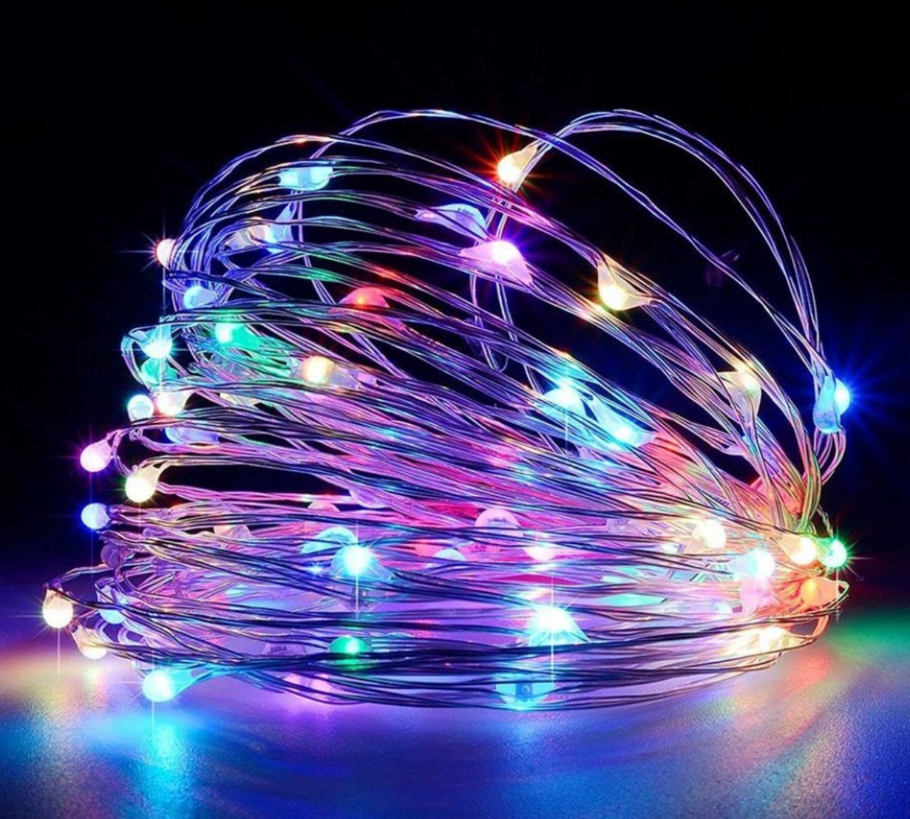 Dây đèn led chớp nháy trang trí Noel