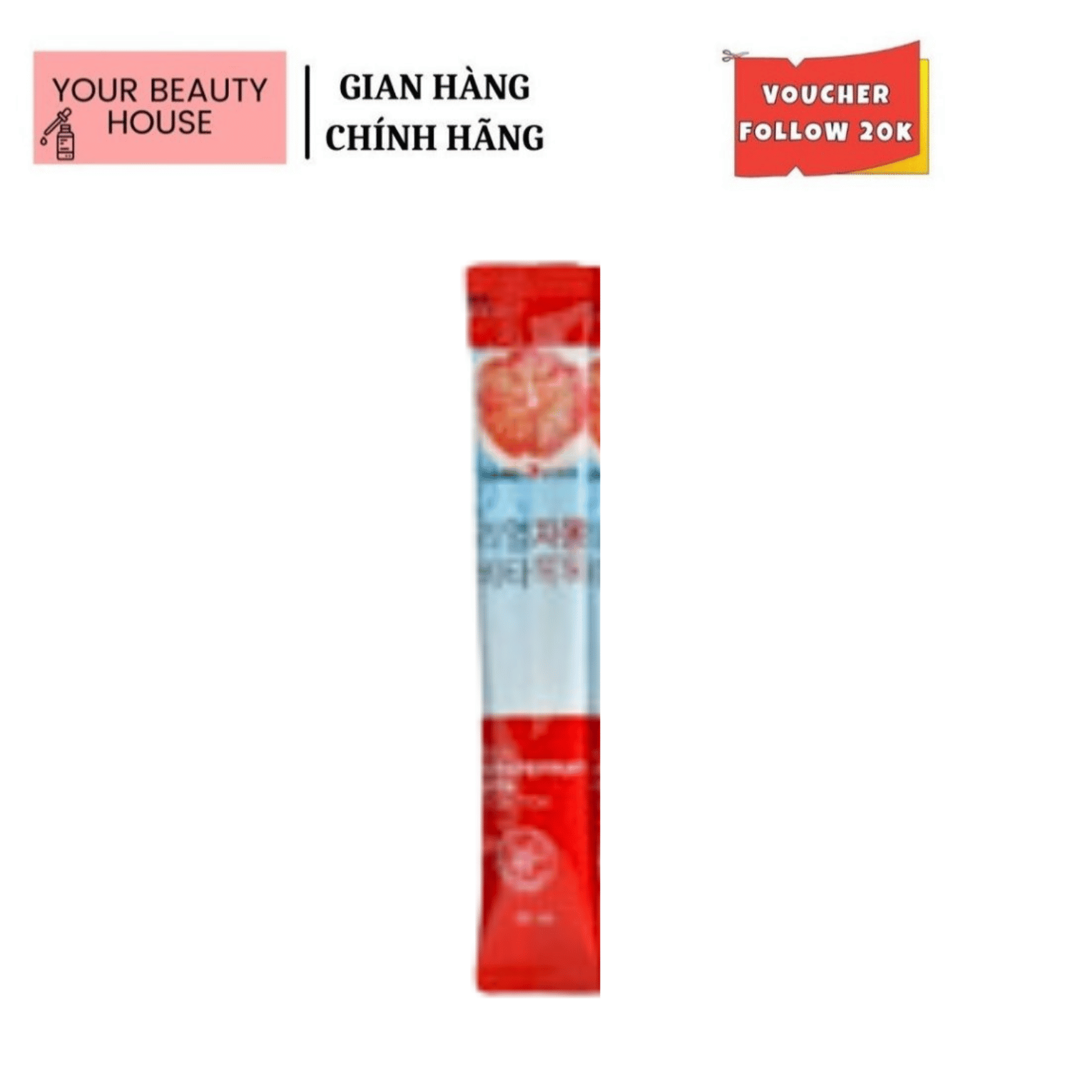 Trà bưởi giảm cân real grapefruit vita tok tok hàn quốc mẫu mới - lẻ 1 gói