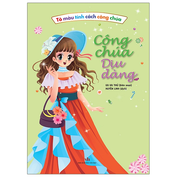 Fahasa - tô màu tính cách công chúa - công chúa dịu dàng