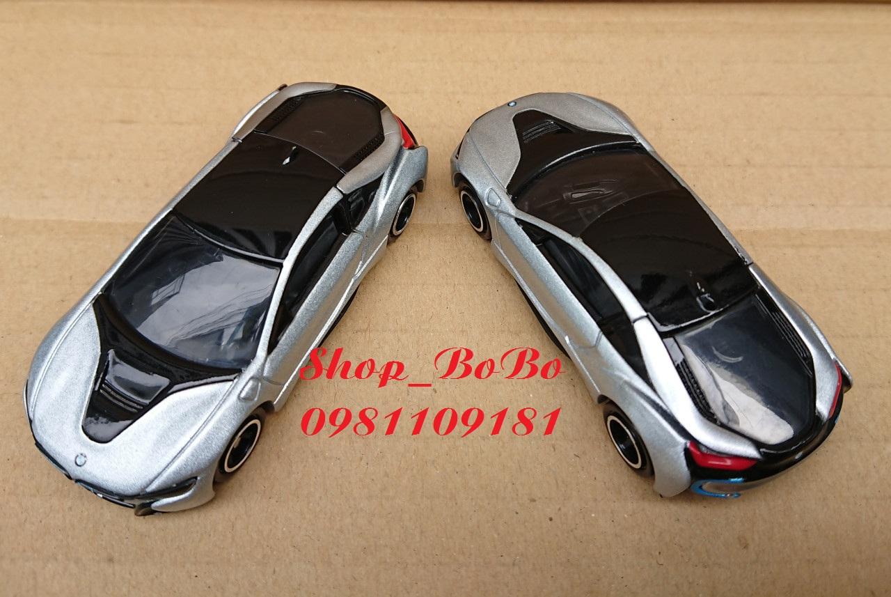 Thanh lý xe mô hình Tomica do bị rộp sơn - Xe BMW i8 màu bạc