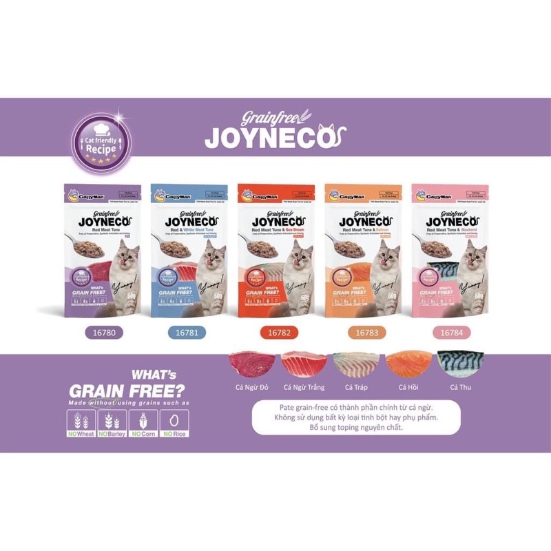 1 Thùng 48 gói pate Joyneco mix 5 vị