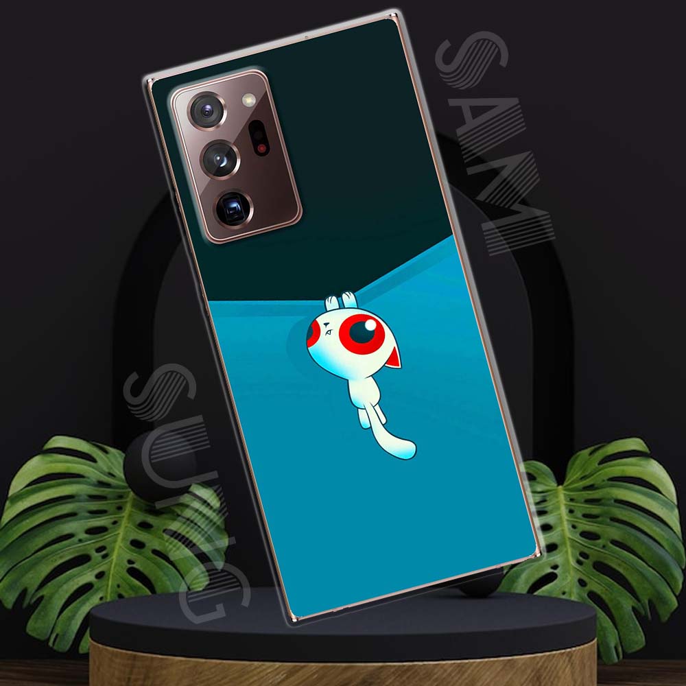 Ốp lưng Samsung Note 20 Ultra mẫu BST Mèo lười TPU