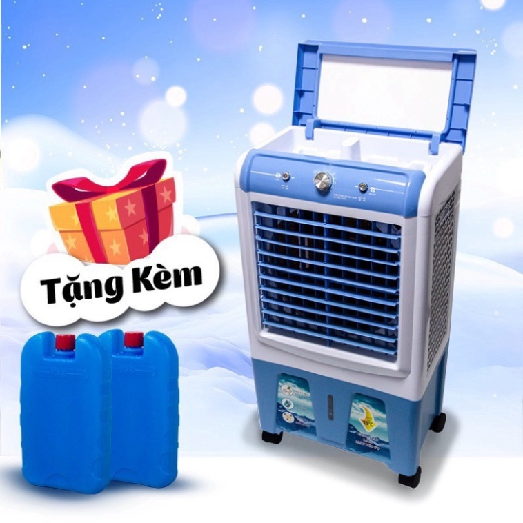 Ready Stock Buy DAICHI Cooler 40L Energy Saving Fast Cooling, Free 2 Bottles of Dry Ice, 4-Way Wind Direction, Economical, Humidifying Cooling, 1 Year Warranty