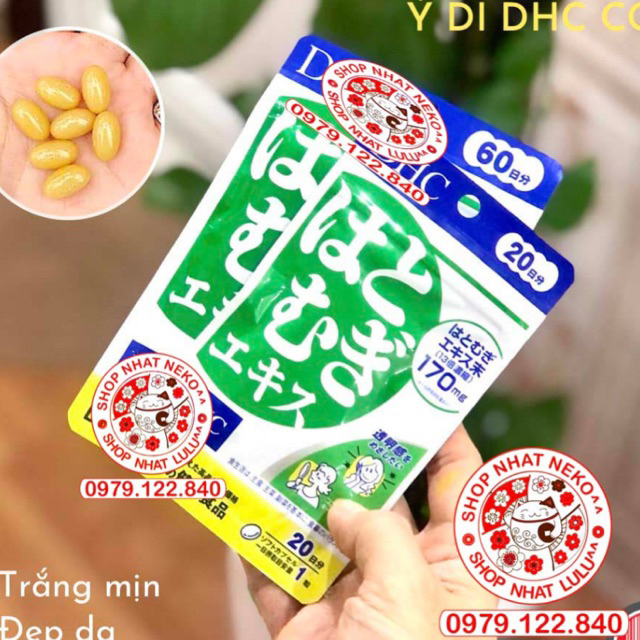Viên uống trắng da dhc nhật bản 20/60 ngày 20/60 viên giúp trắng sáng da ngăn ngừa lão hoá