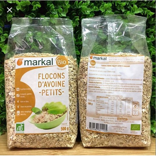 Yến Mạch Cán Mỏng Hữu Cơ Markal 500g (Date 3/2024) - Nhà Mỡ Mỡ