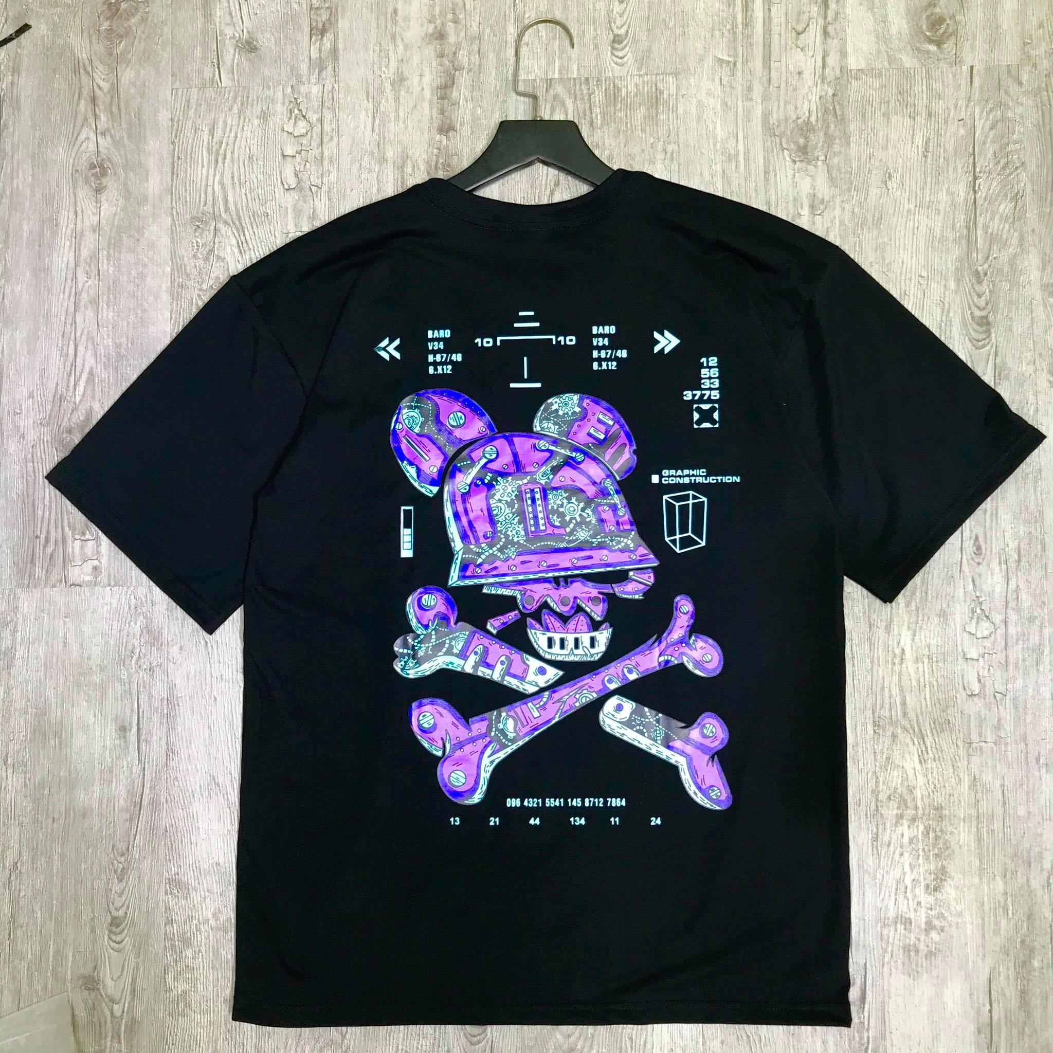 [HCM]Áo Thun Mecha-X Bad Habbits (Đen)