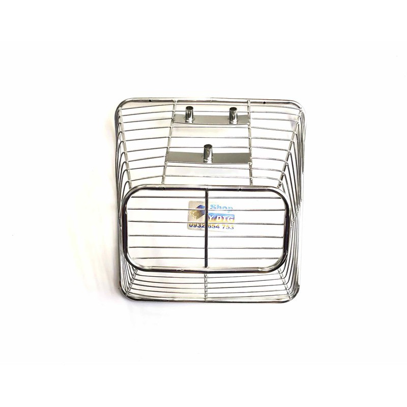 Rổ Inox Gắn Xe Wave Lớn