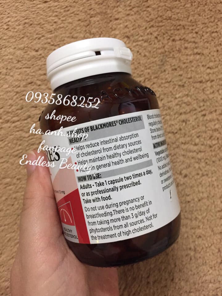 Viên Cholesterol Blackmores 60 viên
