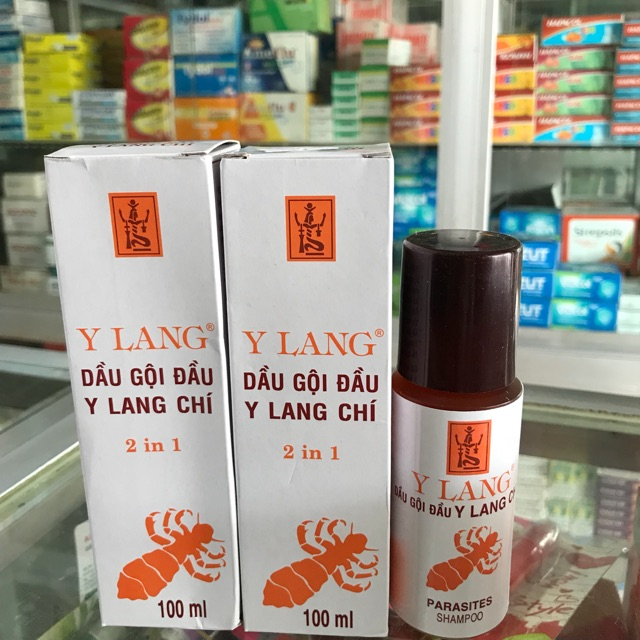 combo 3 chai Dầu gội diệt chấy Y LANG CHÍ