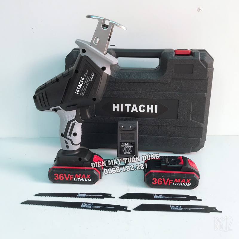 Máy cưa kiếm dùng pin cầm tay Hitachi 36V KÈM 2 PIN TẶNG 4 LƯỠI CƯA