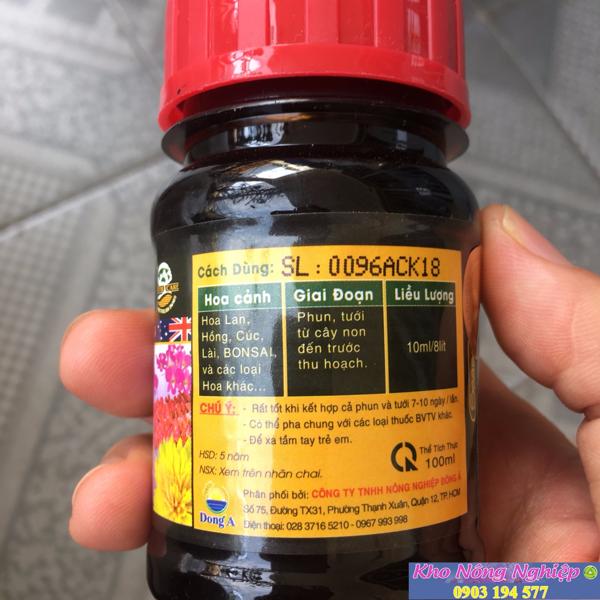 Phân bón lá dạng nước ORG - HUM thay thế Humic 322, dạng nước 100ml