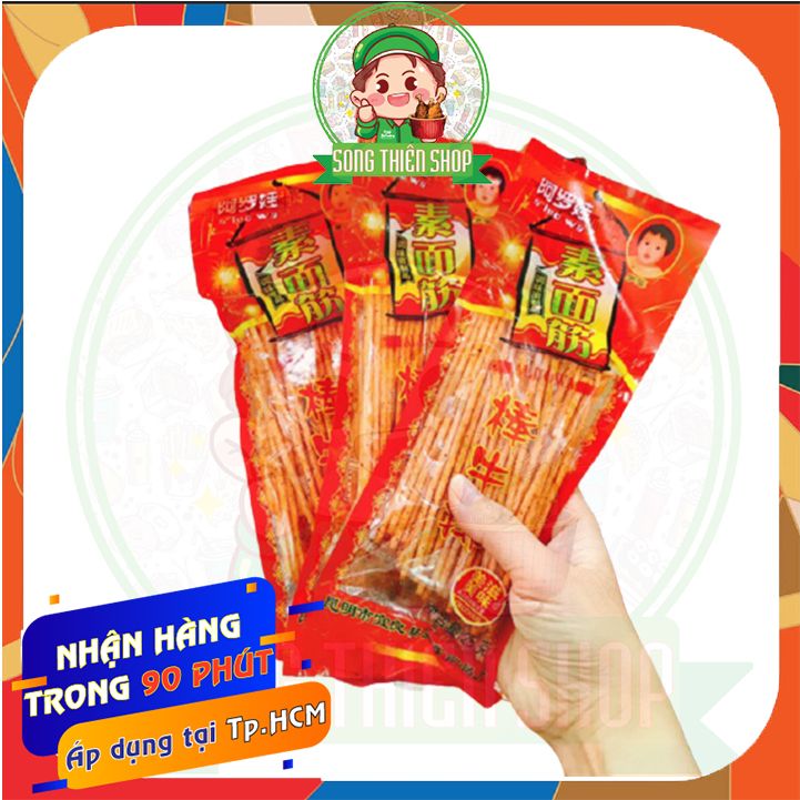 Tăm cay bé trung hoa gói mini - ăn vặt song thiên