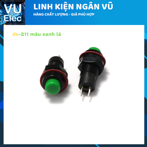 Nút nhấn giữ ds-211 - nút nhấn - công tắc