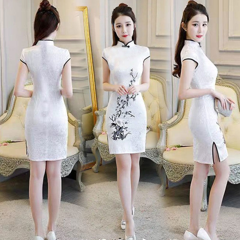 Đầm Sườn Xám Cách Hàng Quảng Châu