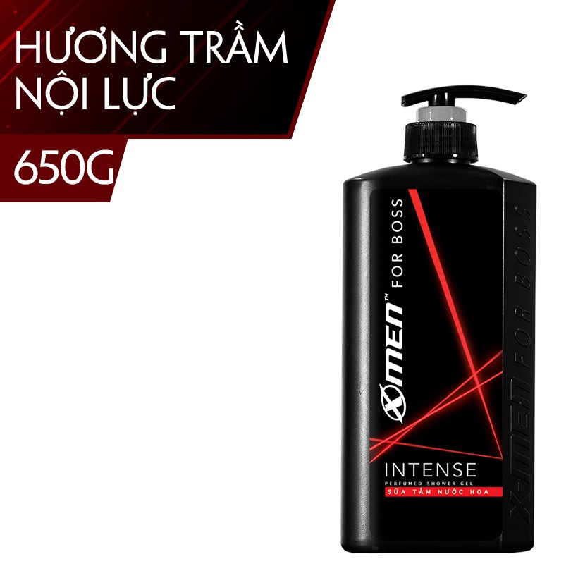 Sữa tắm nước hoa XMen for Boss Intense 650g