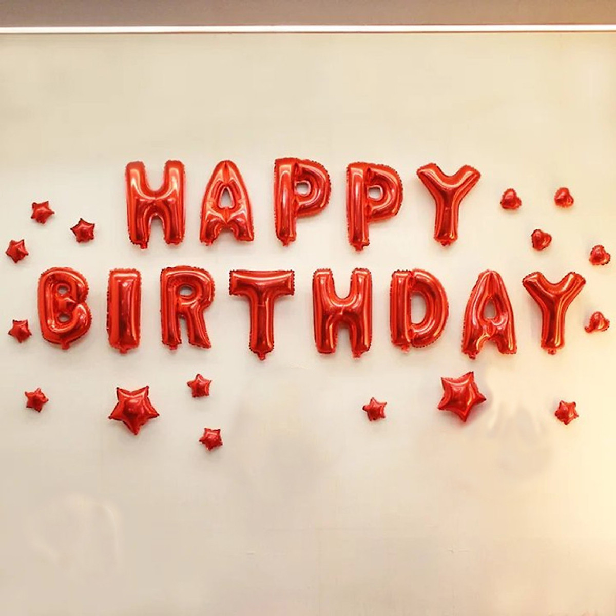 Bóng chữ đỏ letter balloon 40cm bso45