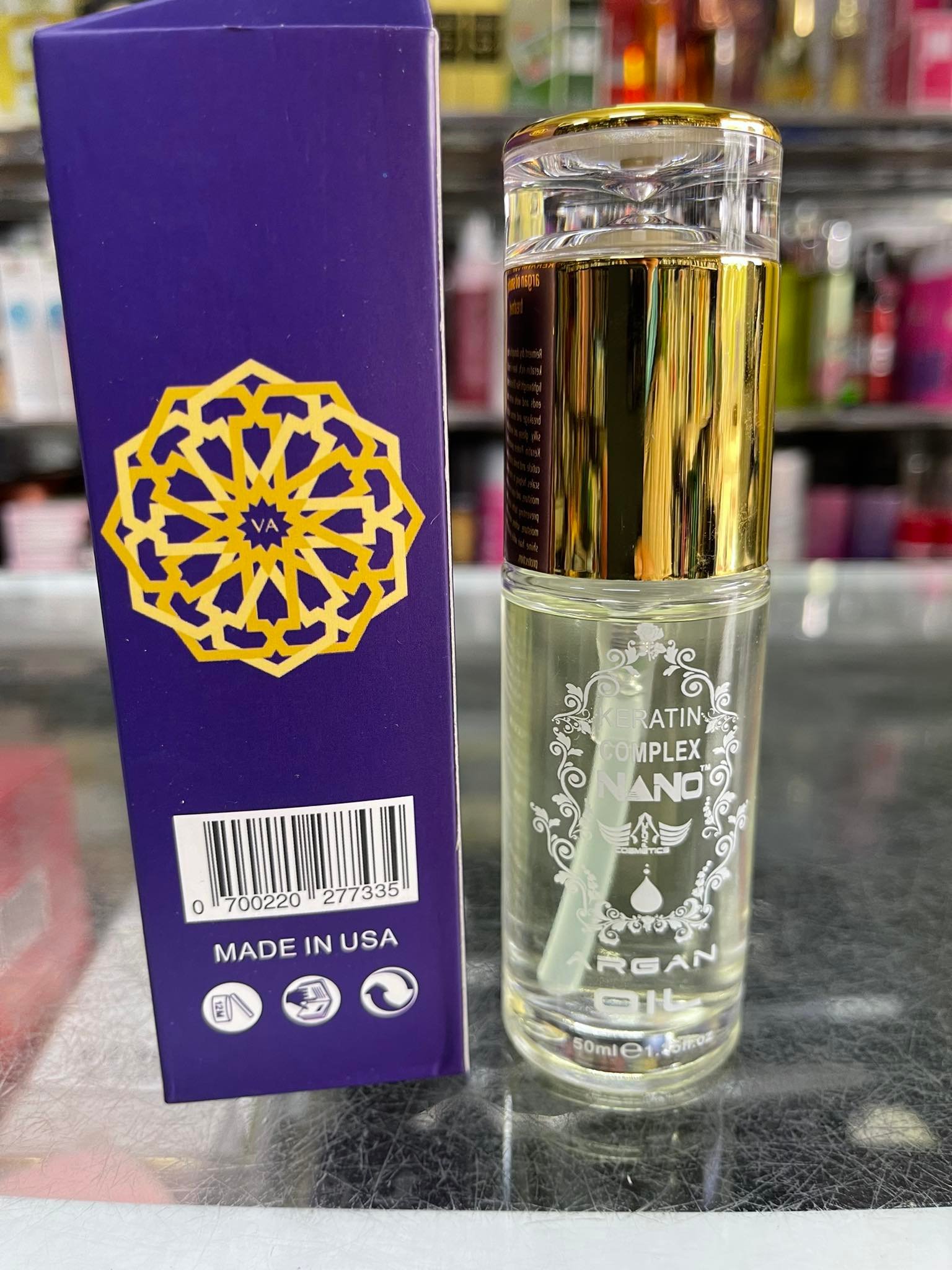 Tinh dầu dưỡng tóc Keratin Complex Nano Argan Oil 50ml