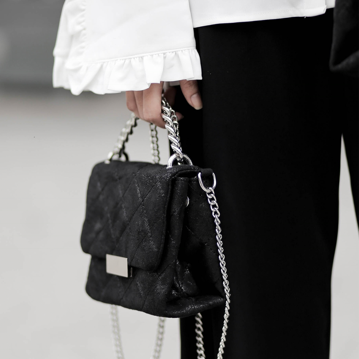 Túi xách Floralpunk Silver Chain Bag