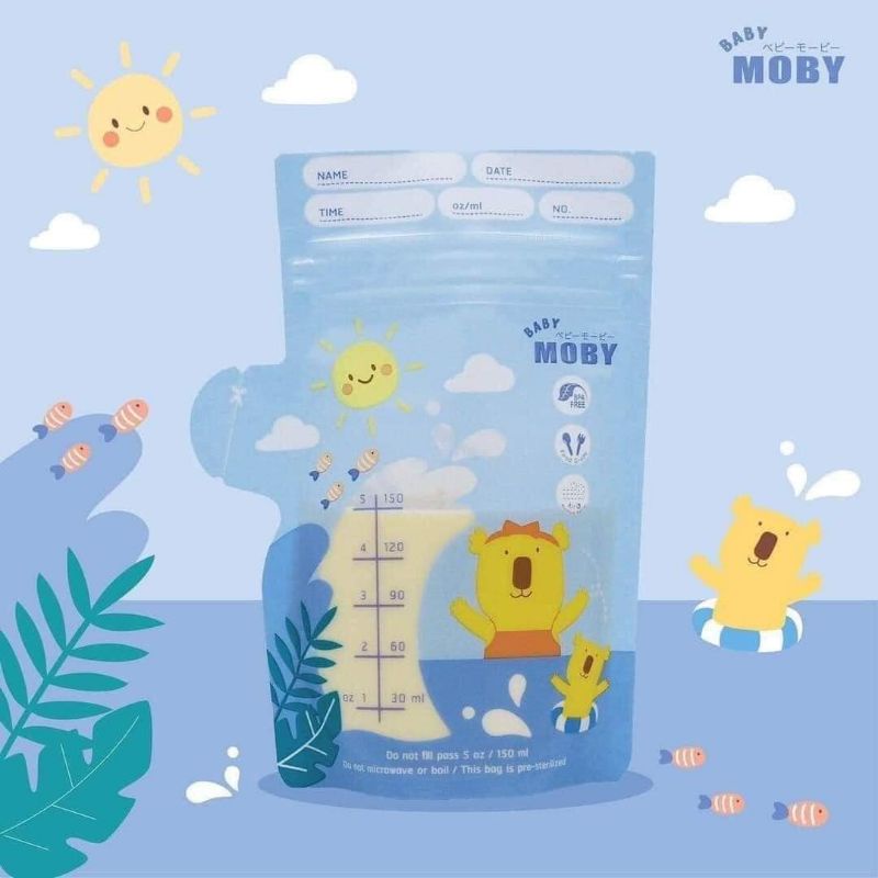 Moby - Túi Trữ Sữa Thái Lan - dung tích 150ML & 240ML