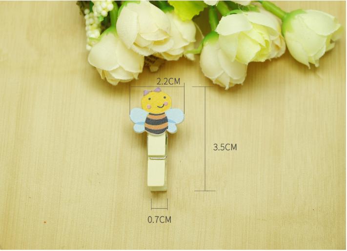 [HCM]10 kẹp gỗ hình thú nhỏ