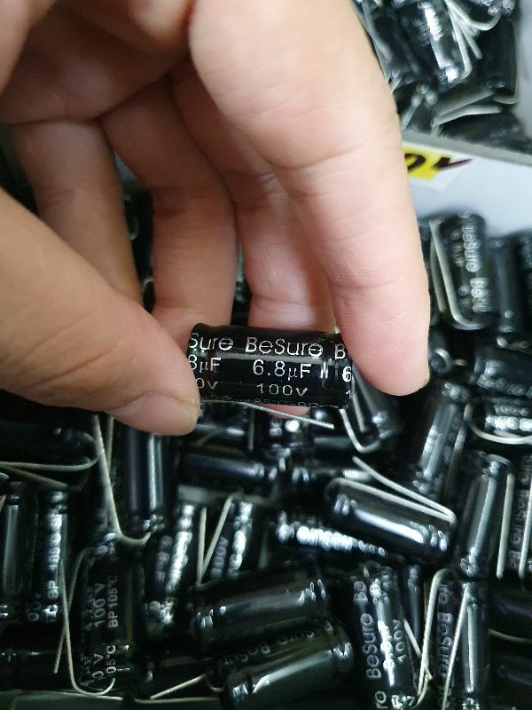 5 con tụ loa 6,8mi 100v 2 đầu