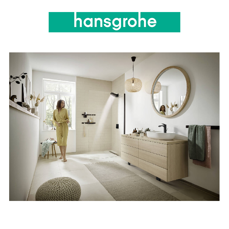 Móc treo khăn đôi HANSGROHE WallStoris 27929