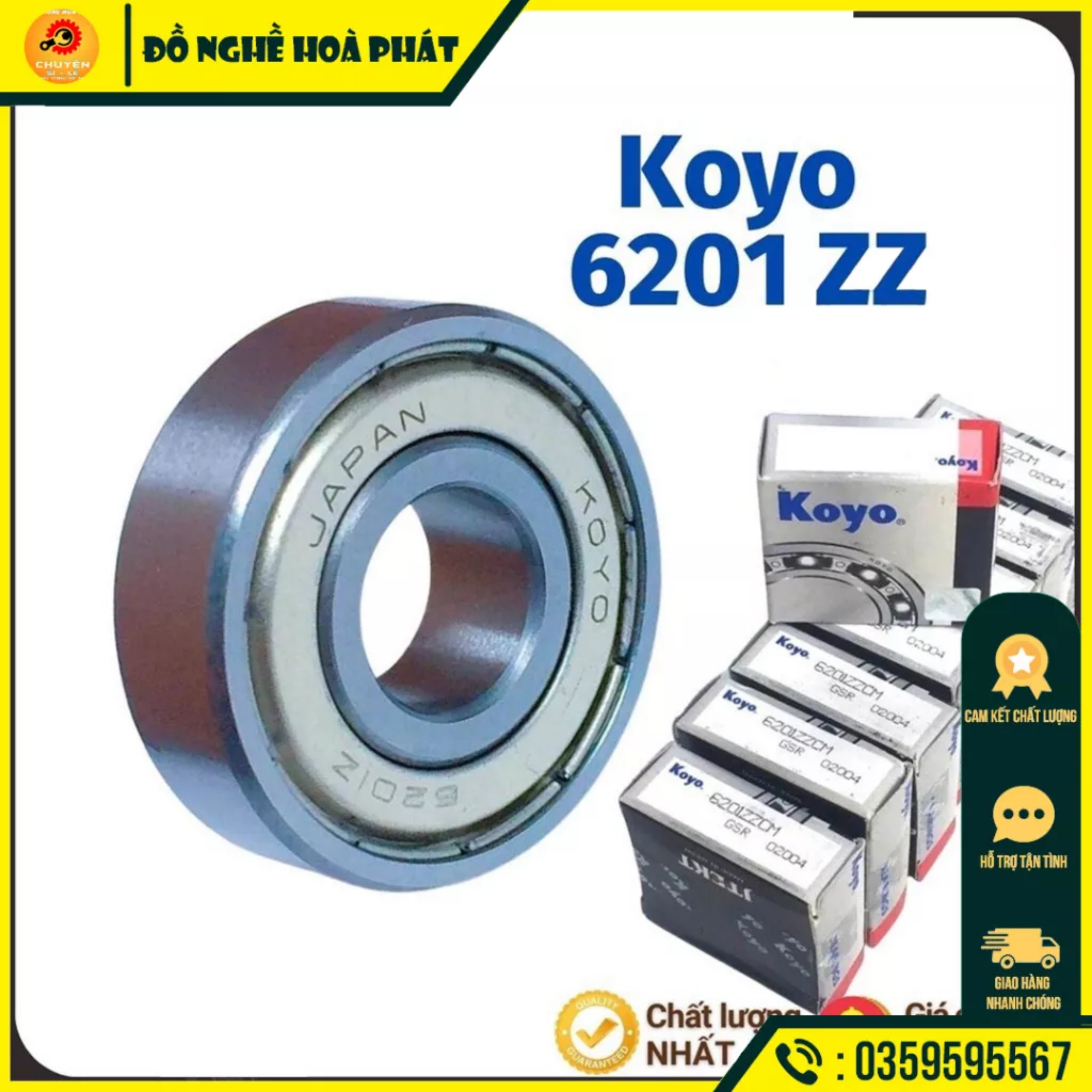 Bearing 6201 zzcm Koyo bearing, international standard, high quality, durable