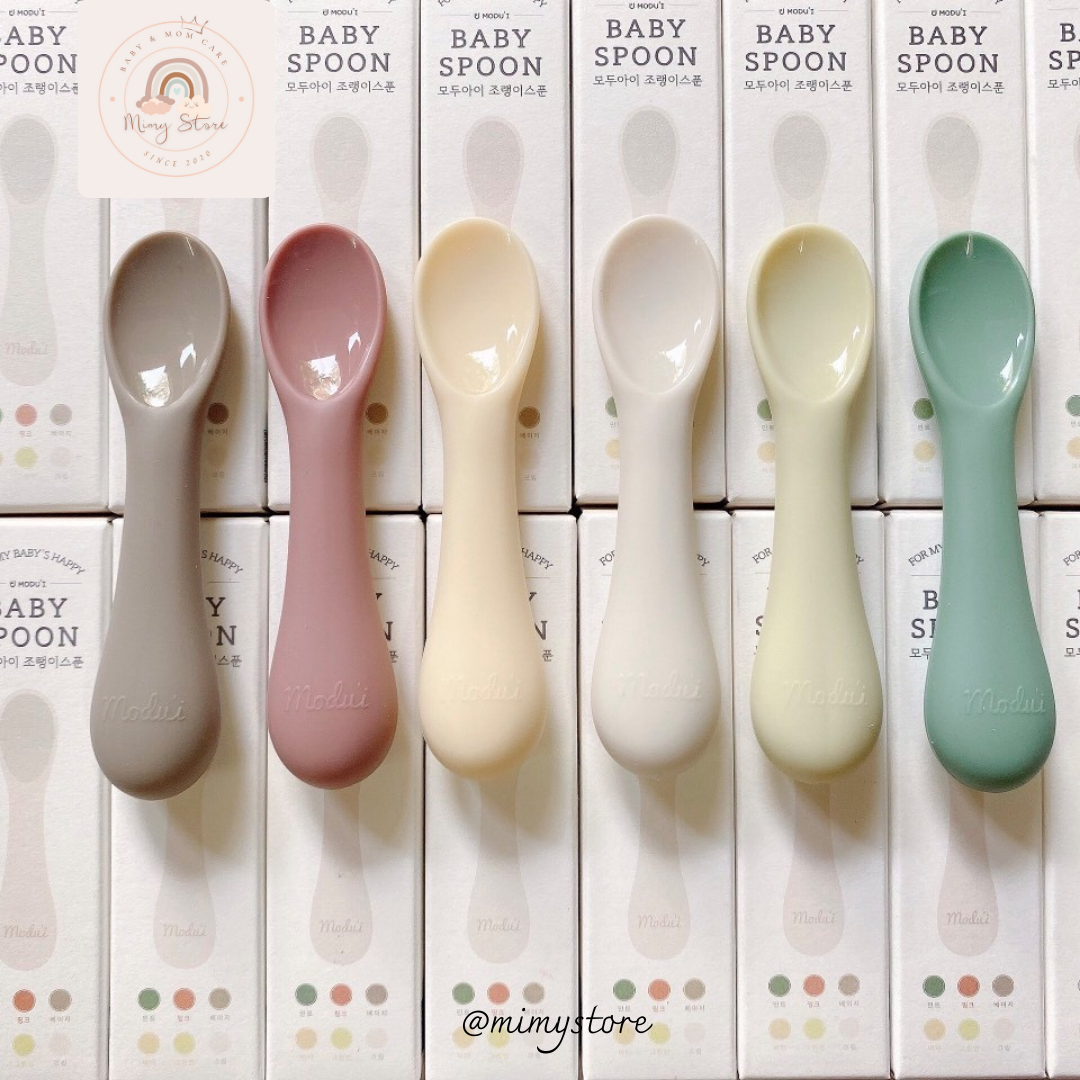 Thìa Ăn Dặm Silicone BLUEMAMA