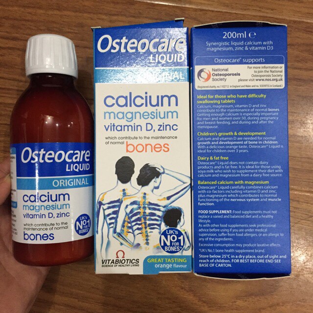 Canxi Dạng Nước Osteocare - Anh